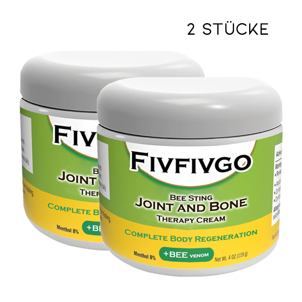 Fivfivgo™ Bee Sting Gelenk- und Knochentherapiecreme – vollständige Körperregeneration