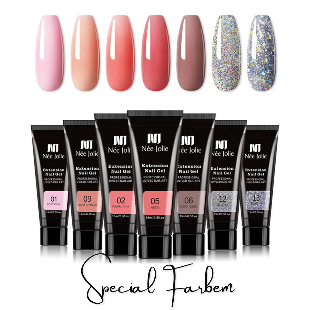 7x Special Polygel Farben